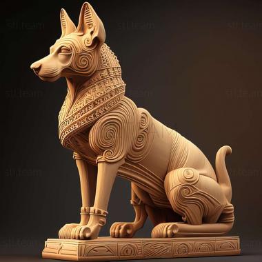 3D model Pharaoh s dog (STL)